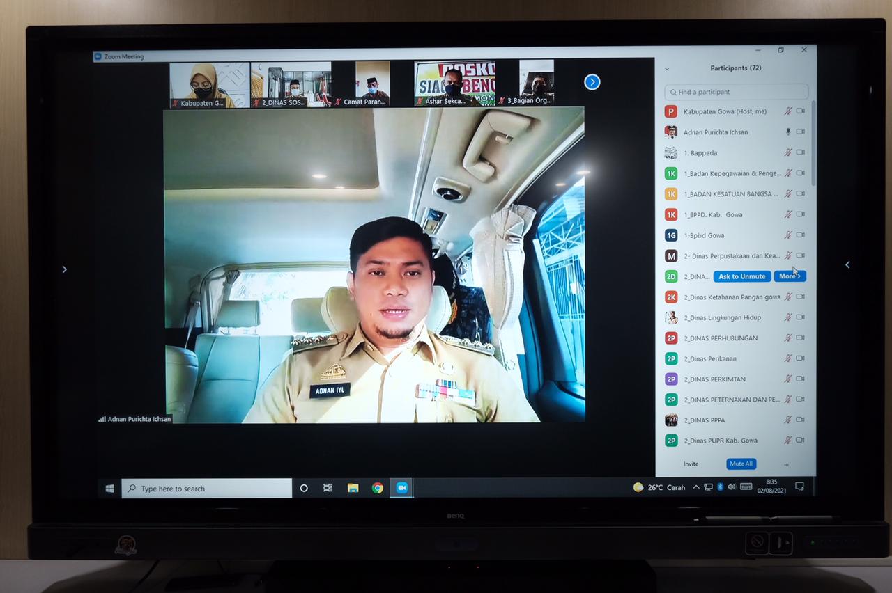 Perpanjangan PPKM Level Tiga di Gowa Tunggu Instruksi Pusat 